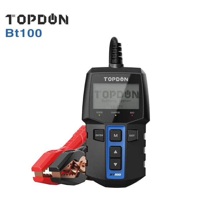 Topdon Bt100 100-2000cca 12v Battery Tester Analyser Topdon