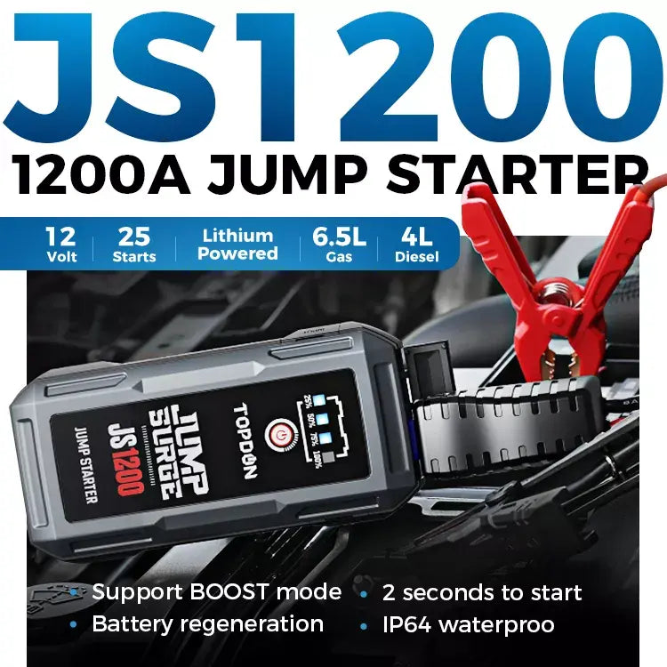 Topdon Jump Surge 1200 Car Jump-starter & Power Bank Topdon
