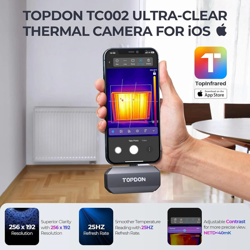 Topdon TCView TC002 Thermal imaging Camera for iOS (iPhone & iPad) Topdon