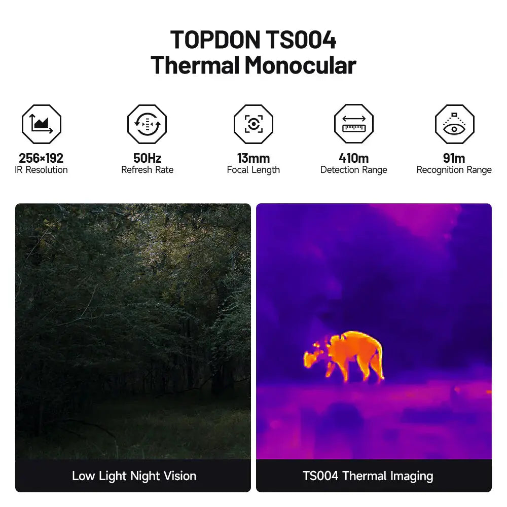 Topdon TS004 Thermal Imager Hunting Imaging Monocular Fairtools NZ