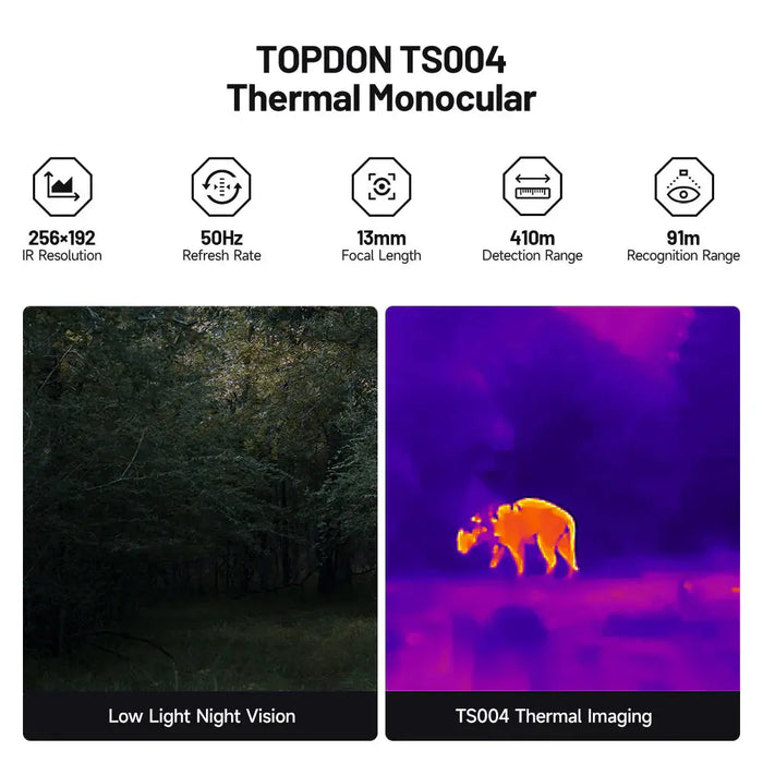 Topdon TS004 Thermal Imager Hunting Imaging Monocular Fairtools NZ