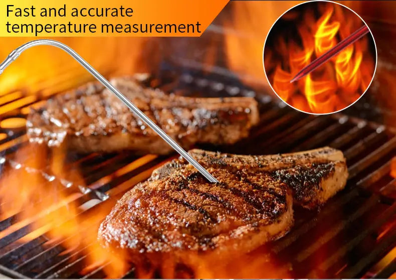 Touchscreen Meat Cooking Grill Thermometer Timer Alarm with Probe ThermoPro