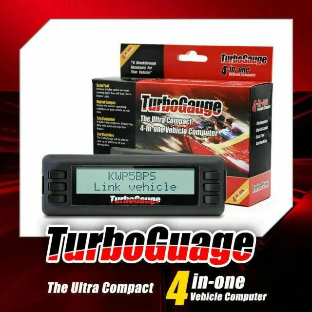 TurboGauge/ Scangauge 2 OBD2 Scan Tool Digital Gauge Car Trip Computer FairTools
