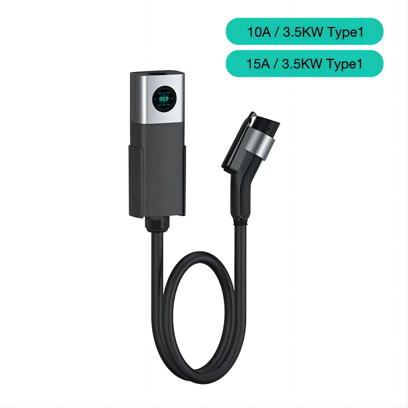 Portable EV Charger 10A/15A Type 1/Type 2 FairTools