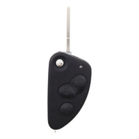 Compatible flip Remote Key to suit Alfa Romeo 147, 156, 166 & GT 433Mhz ID48 3 Button SIP22 Blade FairTools