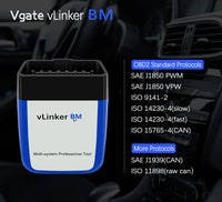 Vgate VLINKER BM 3.0 OBD2 Bluetooth Code Reader OBDII Scan Tool for Android - FairTools Vgate VLINKER BM 3.0 OBD2 Bluetooth Code Reader OBDII Scan Tool for Android