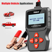 Vident iBT100 Car Battery Tester 12V Battery Analyzer 100-1100 CCA Automotive Tester Vident