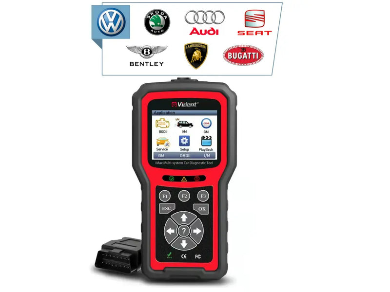 Vident iMax4301 VW Audi Skoda Full System Car Diagnostic Scanner Professional Scan Tool Vident