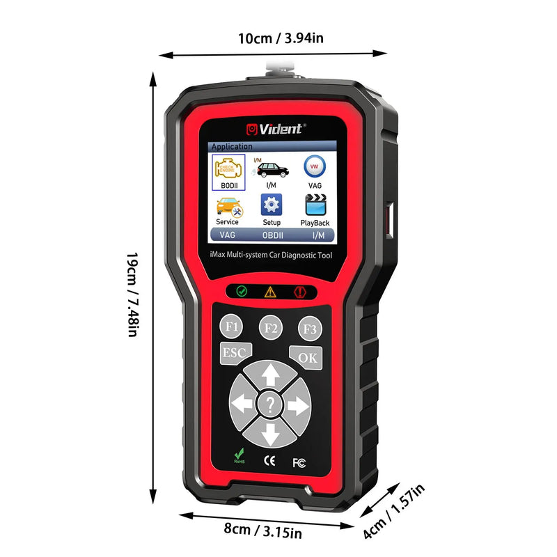 Vident iMax4306 Ford/EUFord Multi-System Diagnostic Scanner DTC Fault Code Car Scan Tool Vident