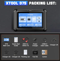 XTOOL D7S Automotive Diagnostic Scanner, Bidirectional Scan Tool, Support DoIP & CAN FD - FairTools