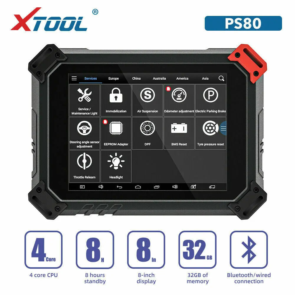 XTOOL PS80 OBD2 Full System Diagnostic car scan tool