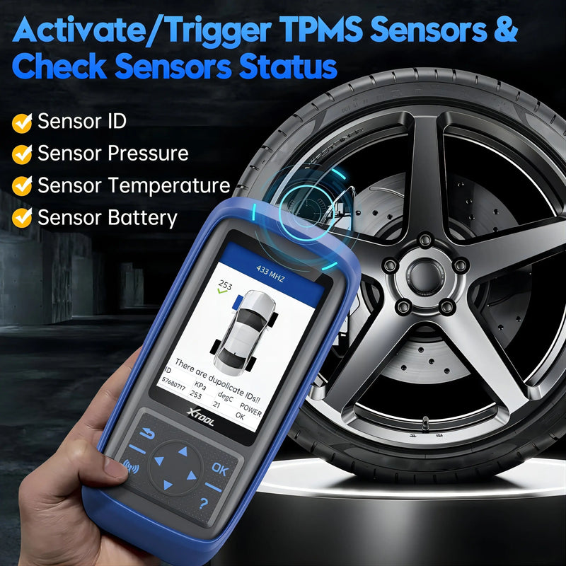 XTOOL TP150 TPMS Programming Tool, Includes 4 Free Sensors Xtool