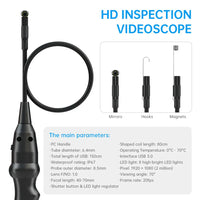 XTOOL XV100 HD Flexible Snake Inspection Videoscope Connect With XTOOL Tablet USB 3.0 - FairTools