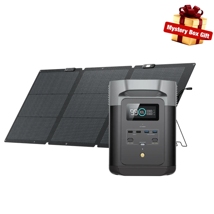 EcoFlow Delta 2 + 160W Solar Panel EcoFlow