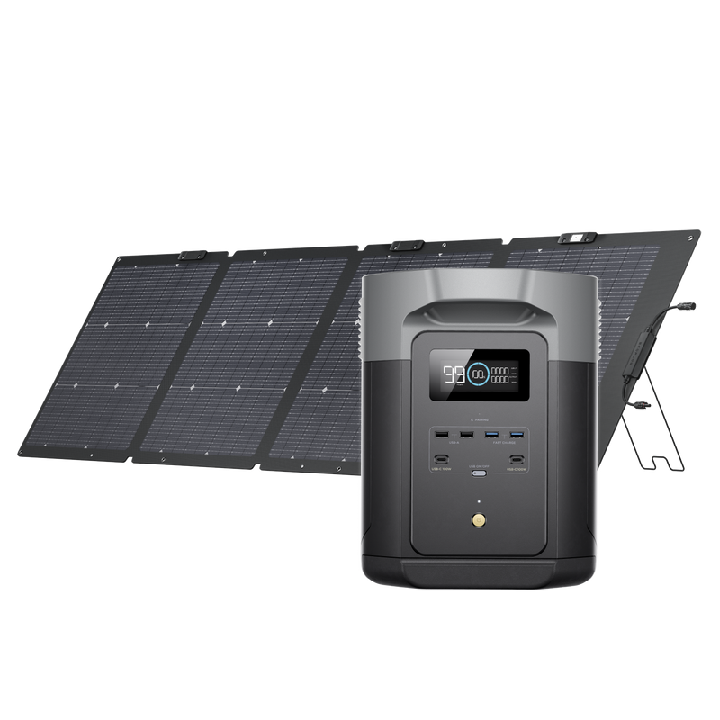 EcoFlow Delta 2 Max+ Nextgen 220W  Single-facial Solar Panel