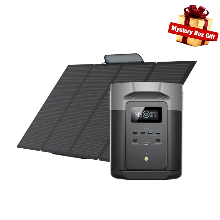 EcoFlow DELTA 2 MAX+400W Solar Panel EcoFlow