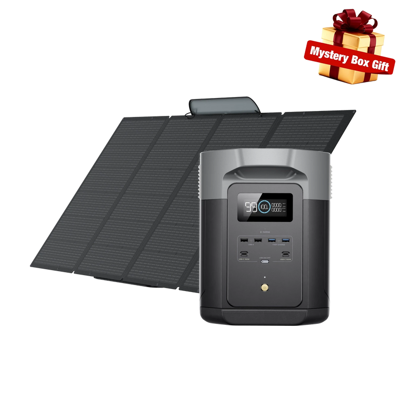 EcoFlow DELTA 2 MAX+400W Solar Panel EcoFlow
