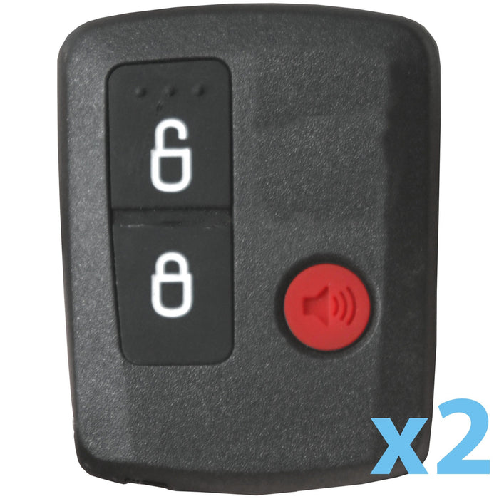Ford Falcon BA/BF/FG & Territory 3 Button Car Remote - Twin Pack