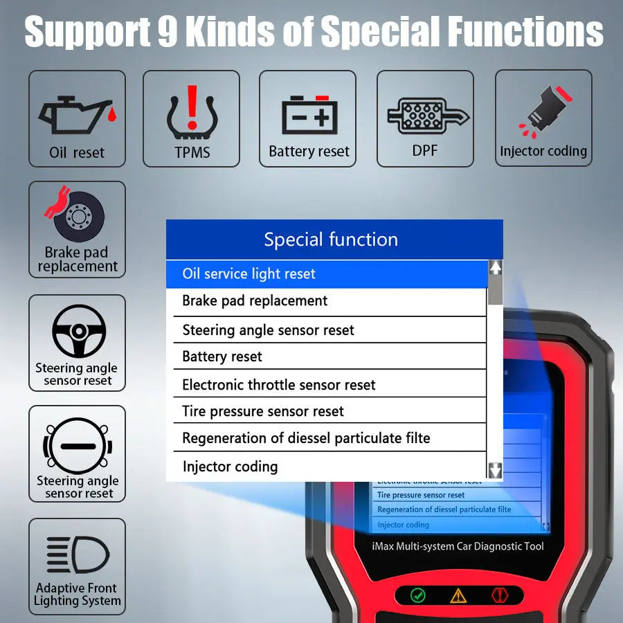 iMax4308 Hyundai/Kia Multi-System DTC Fault Code Scanner Diagnostic Car Scan Tool Vident