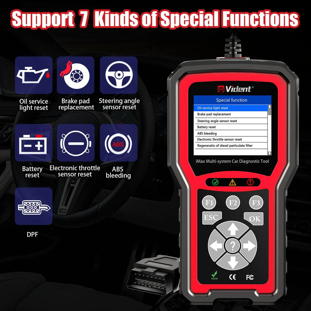 iMax4316 Isuzu Multi-System Car Diagnostic Tool Vident