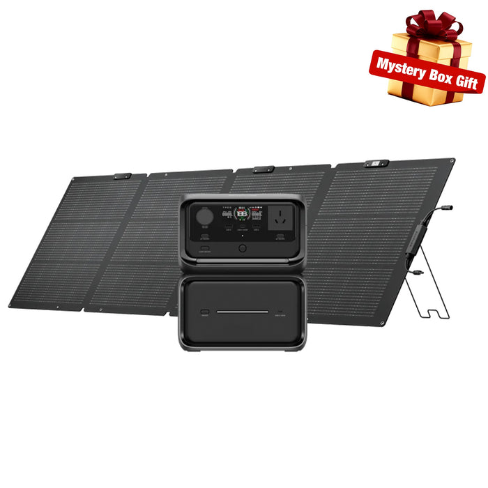 Ecoflow RIVER 3 Max Plus + 220W Single-facial Solar Panel EcoFlow