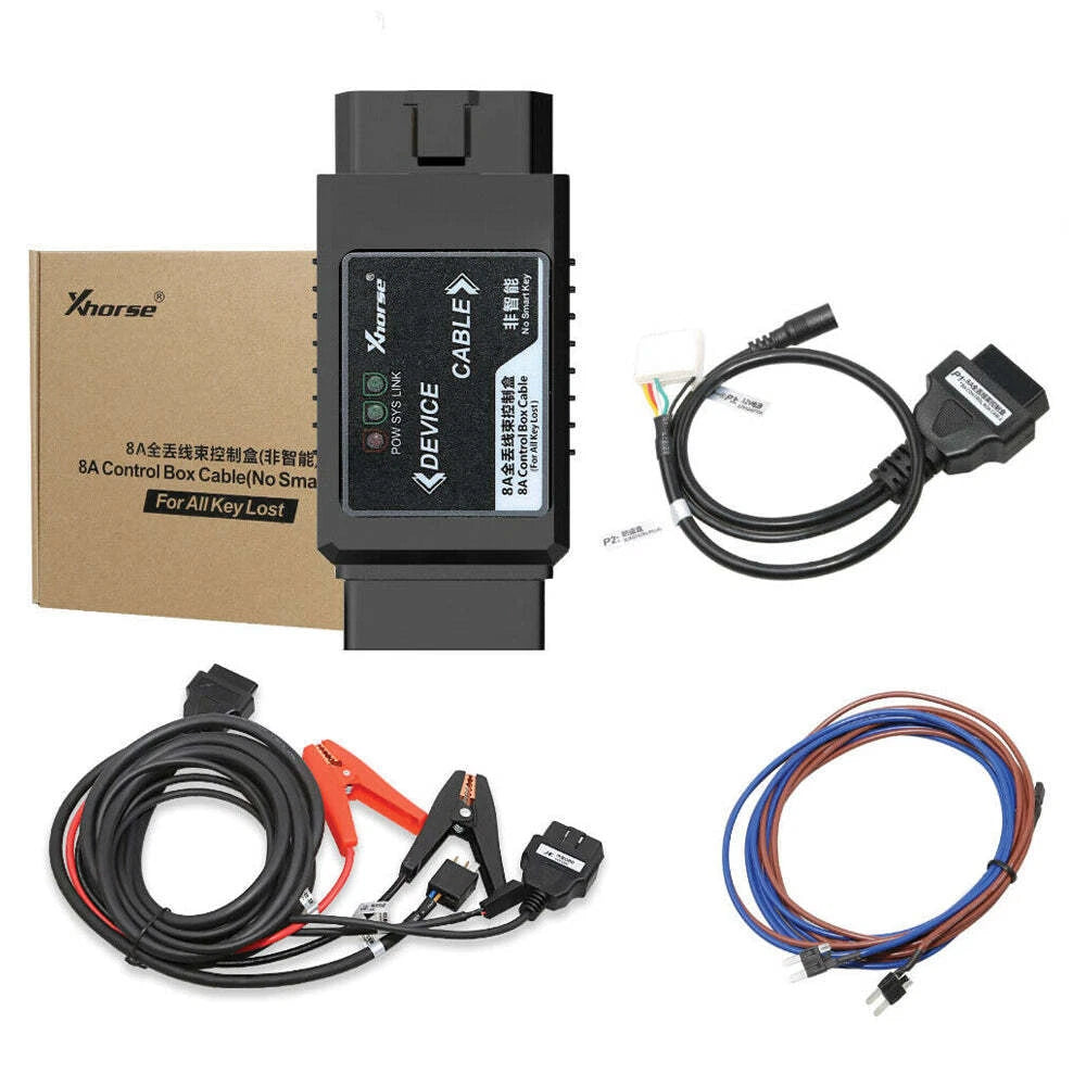 Xhorse 8A Control Box Cable Non-Smart Key Adapter for All Keys Lost for Toyota FairTools