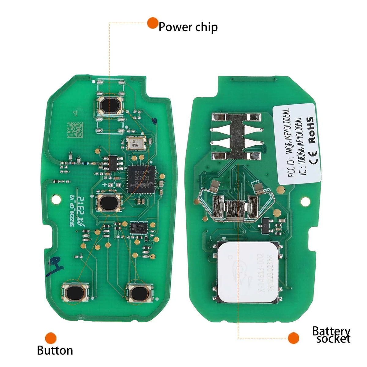 Autel IKEYOL004AL Buick Style Universal Smart Key 4 Buttons 315/433 MHz Autel