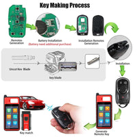 Autel IKEYOL004AL Buick Style Universal Smart Key 4 Buttons 315/433 MHz Autel