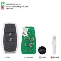 AUTEL IKEYAT002AL 2 Buttons Independent Universal Smart Key 5Pcs/set Autel