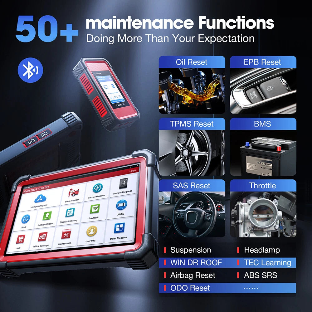 Launch X431 PRO3 PRO5 SmartLink Diagnostic Scan Tool J2534 Programming FairTools