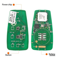 AUTEL IKEYAT002AL 2 Buttons Independent Universal Smart Key 5Pcs/set Autel