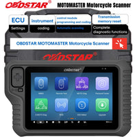 OBDSTAR MOTOMASTER Full Version Scanner Support MOTO/ E-MOTO/ Marine Diag + IMMO + Cluster Recalibration + ECU Flasher + Make Key