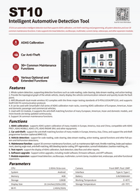 SmartSafe iSmartLink ST10 ADAS Automotive Scan Tool Launch