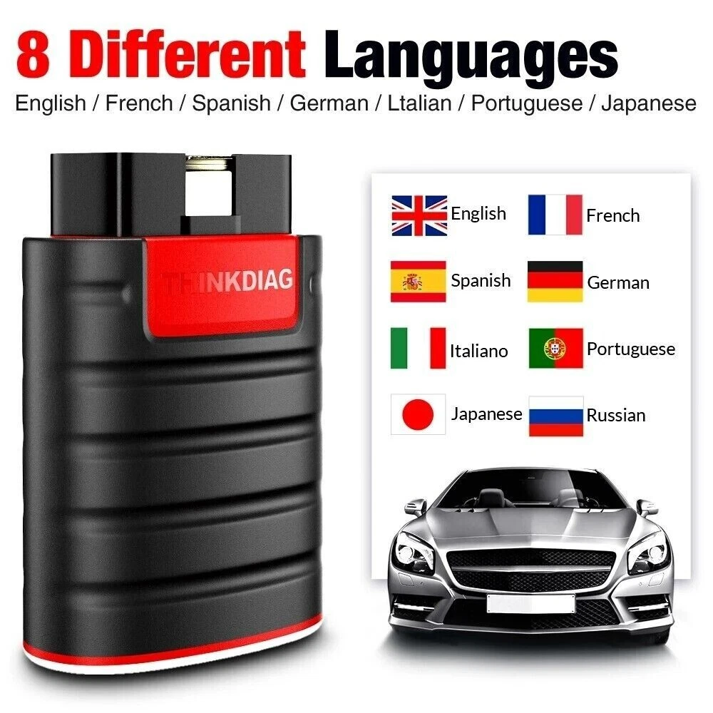 ThinkCar ThinkDiag New Version OBD2 Bluetooth Scanner All Software Active test Tool Thinkcar